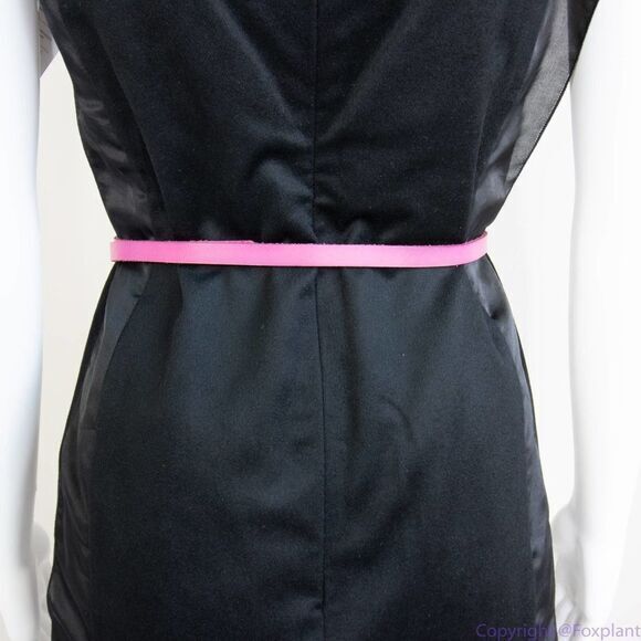 NEW Piazza Sempione Italian-made cashmere/silk black shift‎ dress, IT 40 - Picture 8 of 16